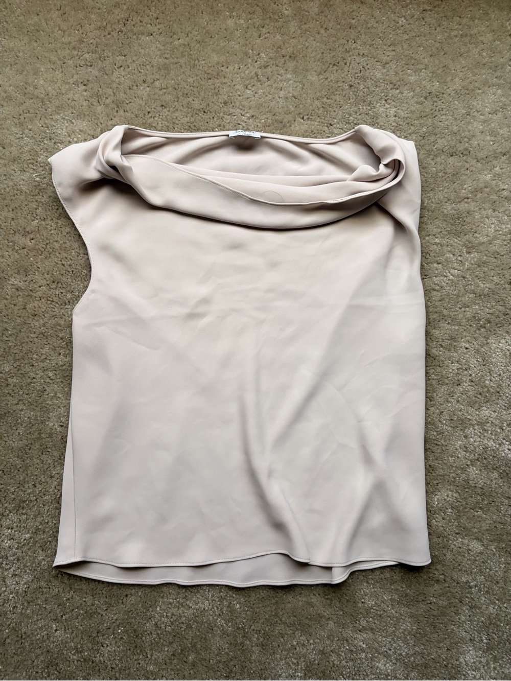 Aritzia Cosmopolitan Blouse Light Birch